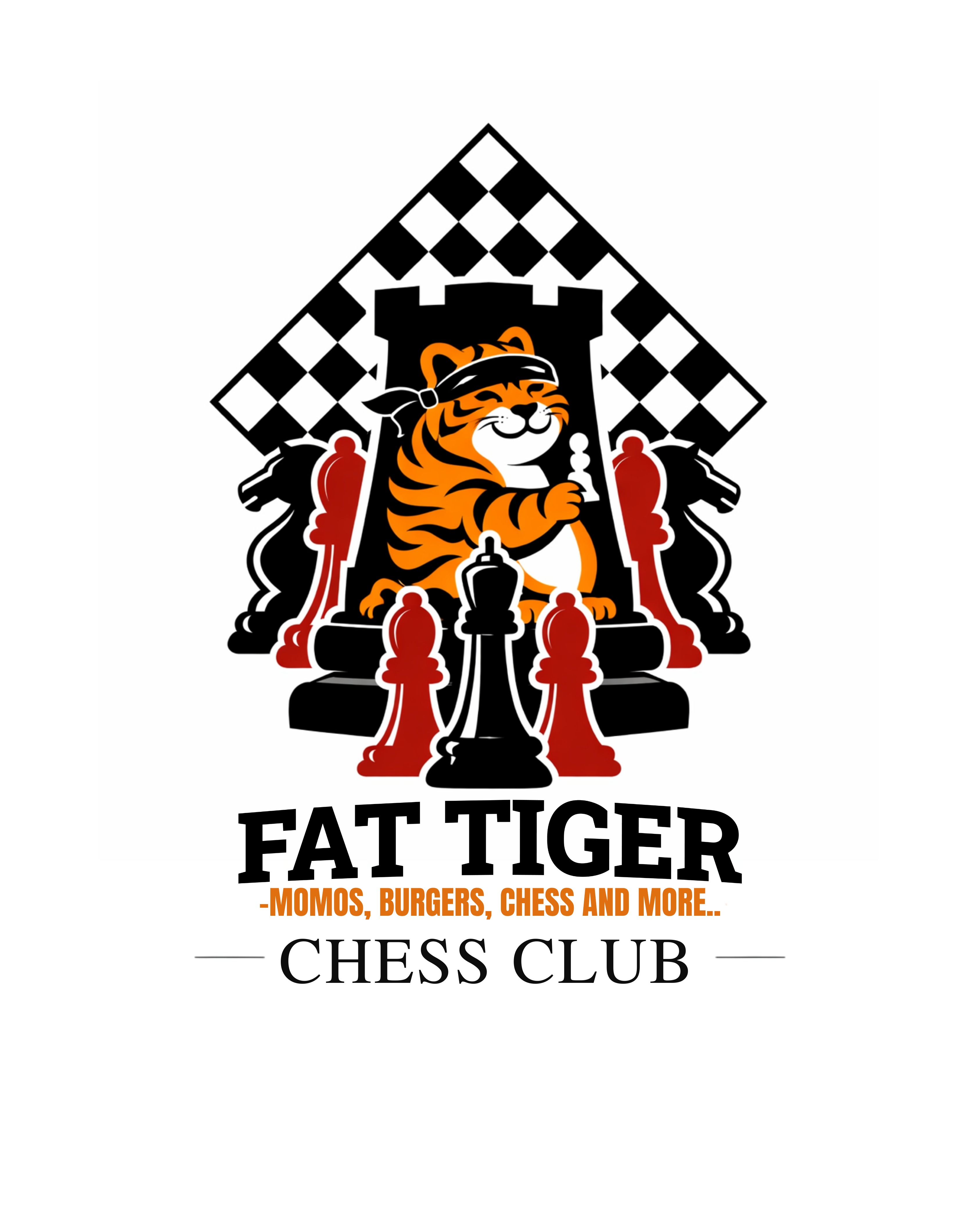 Fat Tiger Chess Club official logo